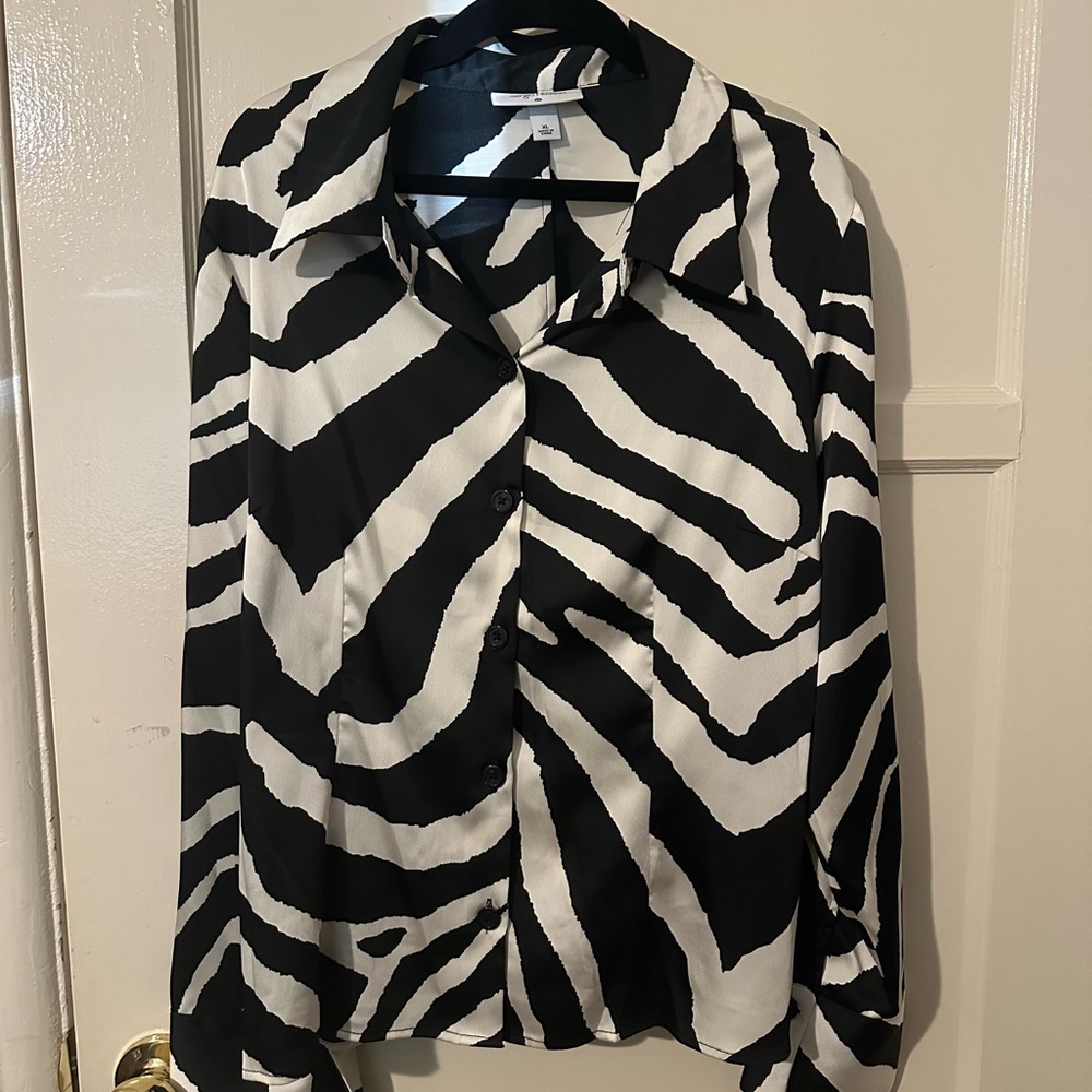 Sergio Hudson for Target Stylish Zebra Print Women's Top